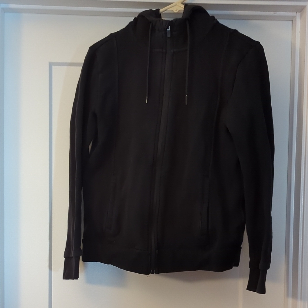 Figs Charcoal Full-Zip Hoodie